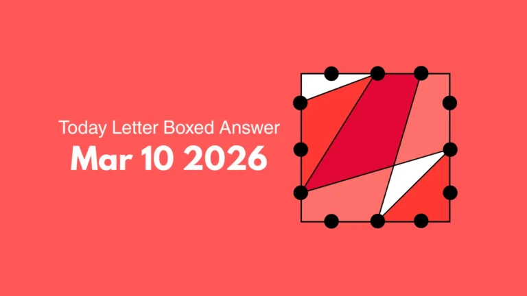 Home 6 NYT Letter boxed answers march 10, 2026