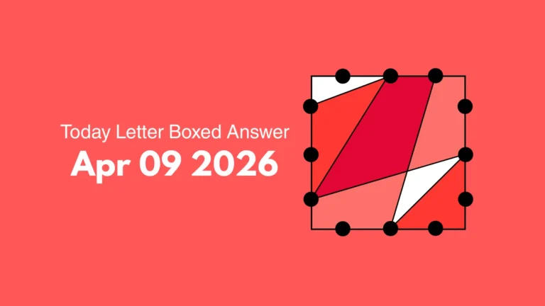 Home 4 NYT Letter boxed answers april 09, 2026